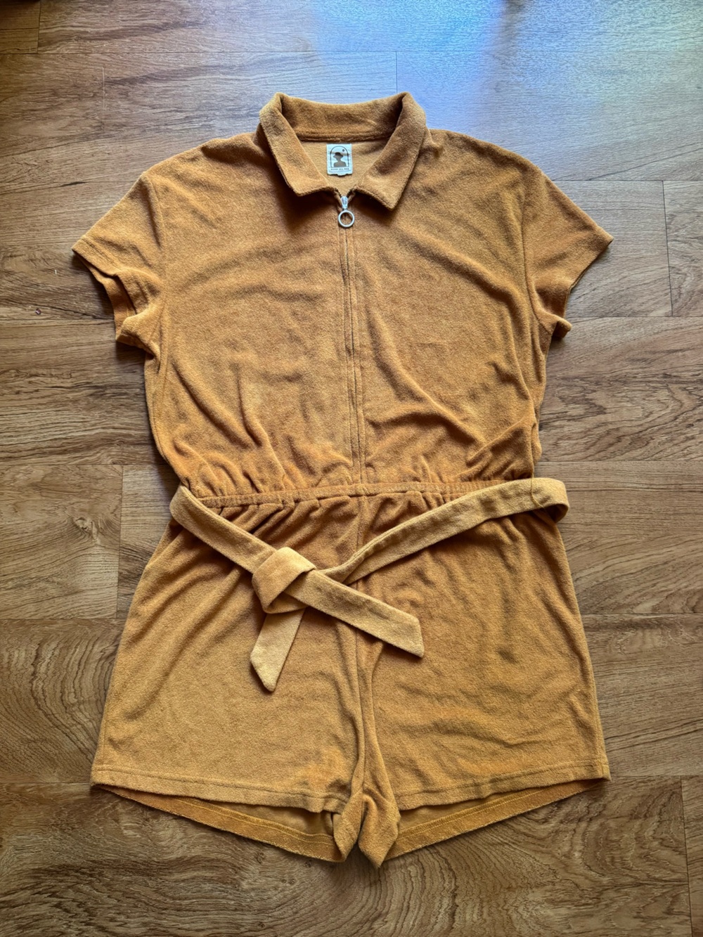 Dandy Del Mar Terry Belted Romper